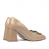 Elegante damesko 1291 lak beige