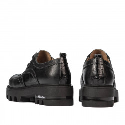 Dame casual sko 6047 sort kombineret
