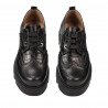 Dame casual sko 6047 sort kombineret