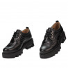 Dame casual sko 6047 sort kombineret