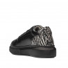Casual/sport sko 6048 sort kombineret