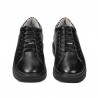 Casual/sport sko 6048 sort kombineret
