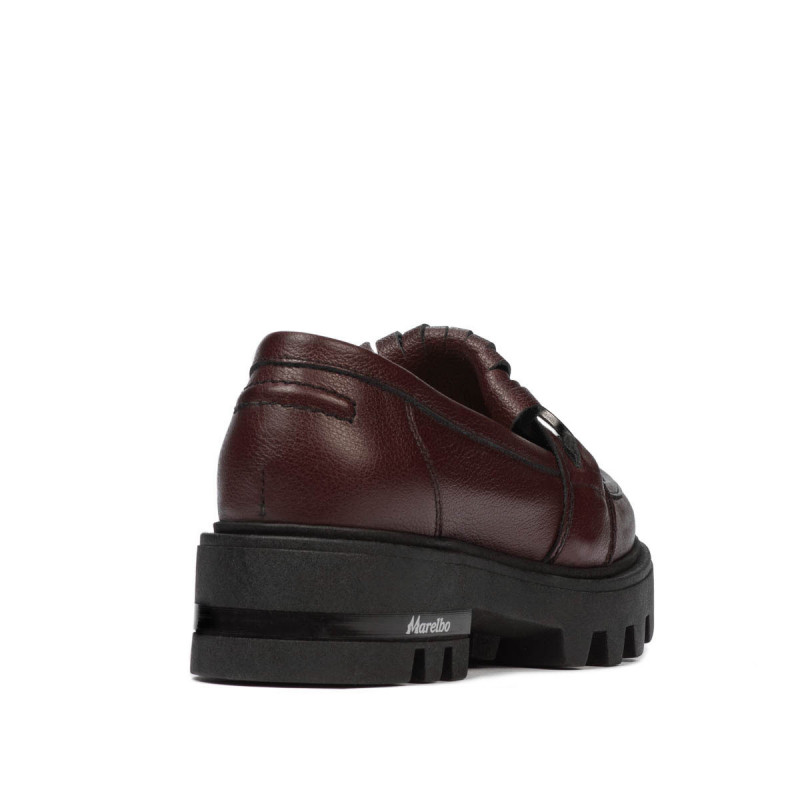 Dame casual sko 6044 bordeaux