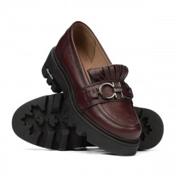 Dame casual sko 6044 bordeaux