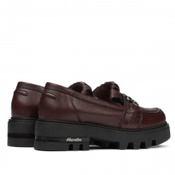 Dame casual sko 6044 bordeaux