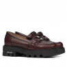 Dame casual sko 6044 bordeaux