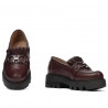 Dame casual sko 6044 bordeaux