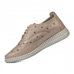 Damesko mokkasiner 6045 sand
