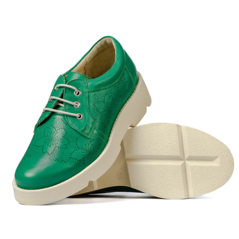 Dame casual sko 6051 grøn