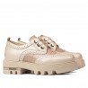 Casual damesko 6047 beige kombineret