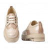 Casual damesko 6047 beige kombineret