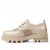 Casual damesko 6047 beige kombineret