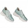 Kvinde sportssko 6046 turkis perlemor