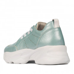 Kvinde sportssko 6046 turkis perlemor