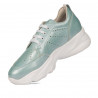 Kvinde sportssko 6046 turkis perlemor