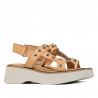 Damesandaler 5083 camel