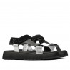 Damesandaler 5082 sort kombineret