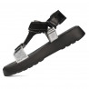 Damesandaler 5082 sort kombineret