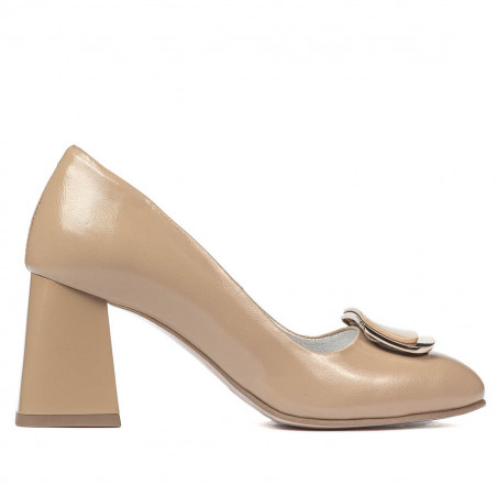 Elegante damesko 1291 lak beige
