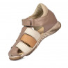 Småbørnssandaler 75c cappuccino kombineret