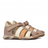 Småbørnssandaler 75c cappuccino kombineret
