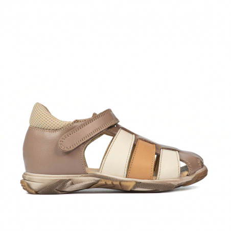 Småbørnssandaler 75c cappuccino kombineret