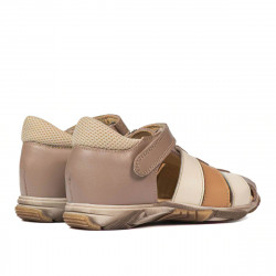 Småbørnssandaler 75c cappuccino kombineret