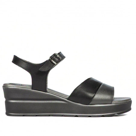 Damesandaler 5087 sort kombineret