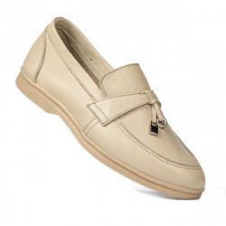 Dame mokkasiner 6054 creme