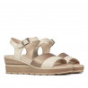 Damesandaler 5087 beige kombineret