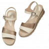 Damesandaler 5087 beige kombineret