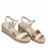 Damesandaler 5087 beige kombineret
