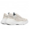 Damesportssko 6053 beige kombineret camouflage