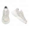 Damesportssko 6053 beige kombineret camouflage