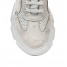 Damesportssko 6053 beige kombineret camouflage