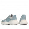 Damesneakers 6053 blå camouflage kombineret