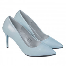 Elegante damesko 1293 lak blå
