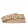 Damebælte 36m biz beige