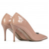 Elegante damesko 1293 laks nude