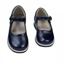 Børnesko 2015 perlestøvet indigo
