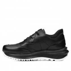 Damesneakers 6055 sort kombineret