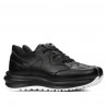 Damesneakers 6055 sort kombineret