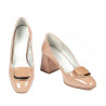 Elegante damesko 1291 lak nude