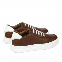 Casual/sport herresko 945 brun kombineret