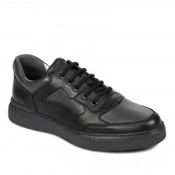 Herresko casual/sport 946 sort kombineret