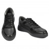 Herresko casual/sport 946 sort kombineret