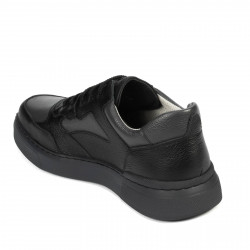 Herresko casual/sport 946 sort kombineret
