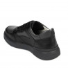 Herresko casual/sport 946 sort kombineret