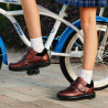Børnesko 2009 bordeaux perlemor kombineret lifestyle