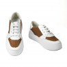 Damesko 6059 hvid+camel